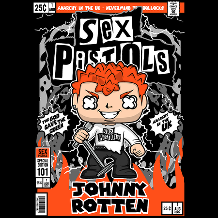 Torba z uszami z Johnny Rotten Sex Pistols