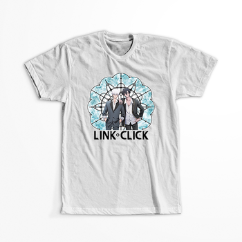 Koszulka Biała - Link Click - WYBIERZ KOLOR KOSZULKI I FASON