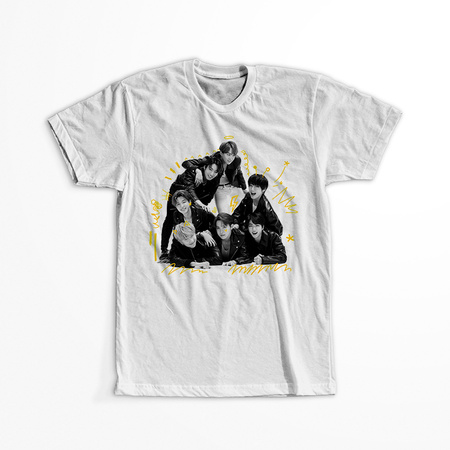 Koszulka Biała BTS WYBIERZ FASON KOSZULKI