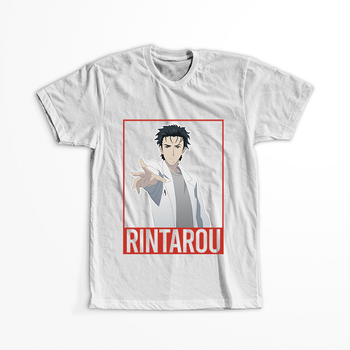 Koszulka Biała - Steins;Gate - WYBIERZ KOLOR KOSZULKI I FASON