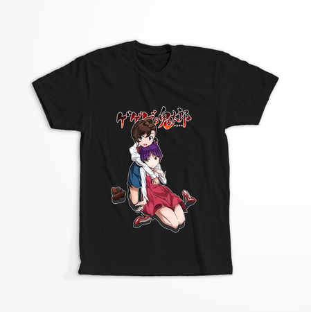 Koszulka Czarna Gegege no Kitarou - WYBIERZ KOLOR KOSZULKI I FASON