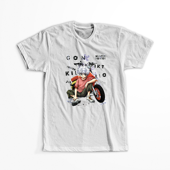 Koszulka Biała Hunter x Hunter - WYBIERZ KOLOR KOSZULKI I FASON