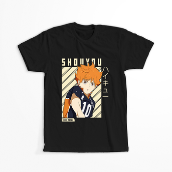 Koszulka Czarna - Haikyuu!! - WYBIERZ KOLOR KOSZULKI I FASON