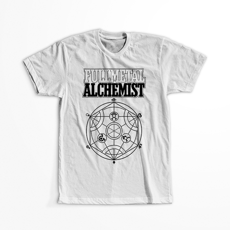 Koszulka Biała Fullmetal Alchemist - WYBIERZ KOLOR KOSZULKI I FASON