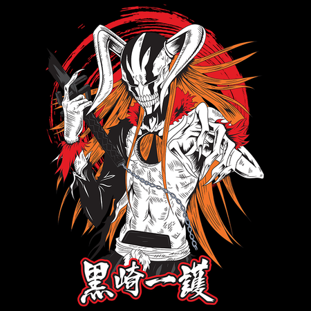 Koszulka Czarna Bleach - WYBIERZ KOLOR KOSZULKI I FASON
