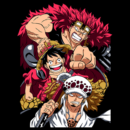 Koszulka Czarna One Piece - WYBIERZ KOLOR KOSZULKI I FASON