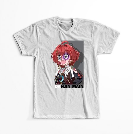 Koszulka Biała Wuthering Waves - WYBIERZ FASON I KOLOR KOSZULKI 