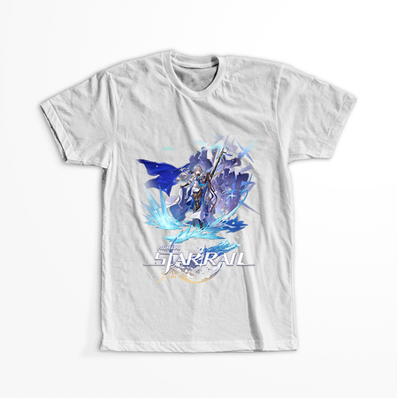 Koszulka Czarna - Honkai Star Rail  - Bronya WYBIERZ KOLOR KOSZULKI I FASON