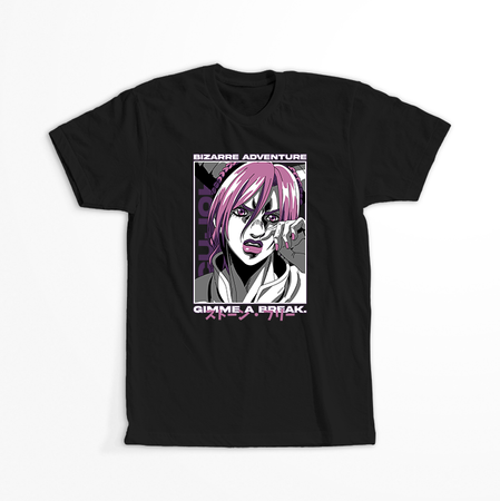 Koszulka Czarna JOJO's Bizarre Adventure - WYBIERZ KOLOR KOSZULKI I FASON