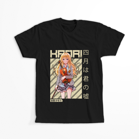 Koszulka Czarna Your Lie in April WYBIERZ KOLOR KOSZULKI I FASON