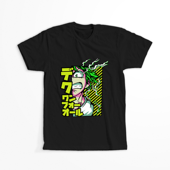 Koszulka Czarna My Hero Academia / Akademia bohaterów - WYBIERZ KOLOR KOSZULKI I FASON