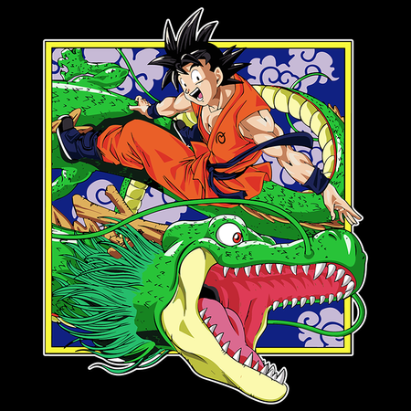 Koszulka Czarna Dragon Ball - WYBIERZ KOLOR KOSZULKI I FASON