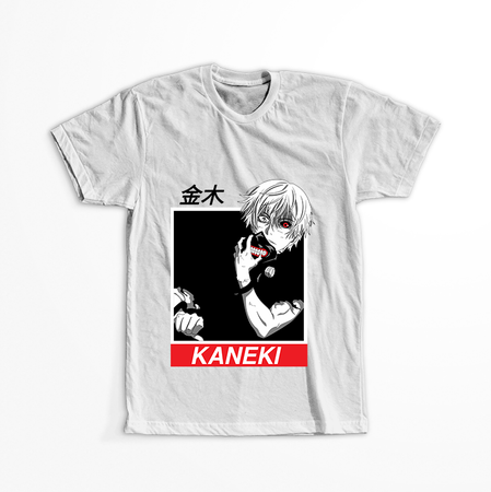 Koszulka Biała Tokyo Ghoul - WYBIERZ KOLOR KOSZULKI I FASON