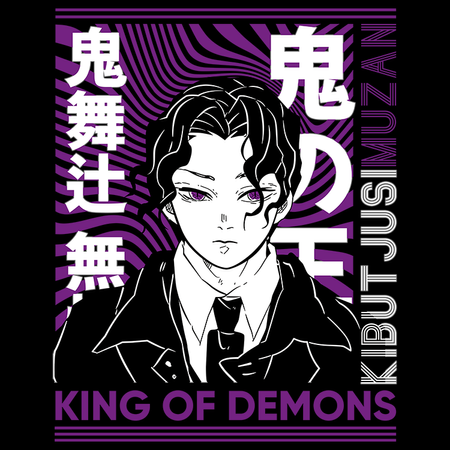 Koszulka Biała Demon Slayer / Kimetsu no Yaiba / Miecz zabójcy demonów - WYBIERZ KOLOR KOSZULKI I FASON