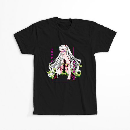 Koszulka Czarna Demon Slayer / Kimetsu no Yaiba / Miecz zabójcy demonów - WYBIERZ KOLOR KOSZULKI I FASON