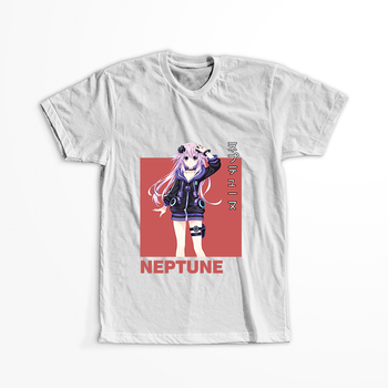 Koszulka Biała Hyperdimension Neptunia - WYBIERZ FASON KOSZULKI