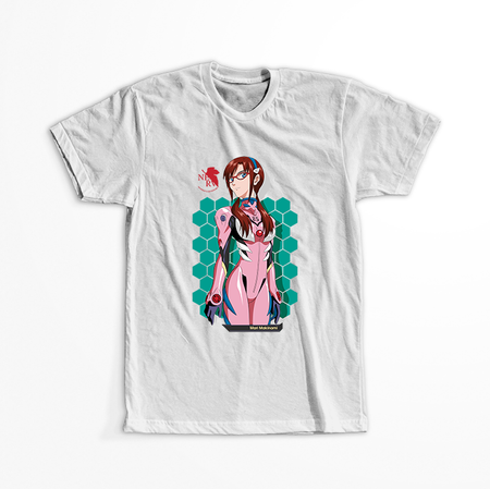 Koszulka Biała Neon Genesis Evangelion - WYBIERZ KOLOR KOSZULKI I FASON