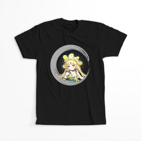 Koszulka Czarna Wuthering Waves - WYBIERZ FASON I KOLOR KOSZULKI 