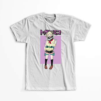 Koszulka Biała My Hero Academia / Akademia bohaterów - WYBIERZ KOLOR KOSZULKI I FASON