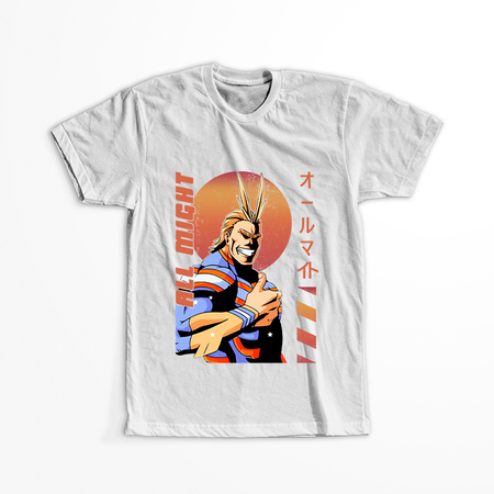 Koszulka Biała My Hero Academia / Akademia bohaterów - WYBIERZ KOLOR KOSZULKI I FASON