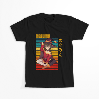 Koszulka Czarna KonoSuba: God's Blessing on This Wonderful World! / Kono Subarashii Sekai ni Shukufuku wo! - WYBIERZ KOLOR KOSZULKI I FASON