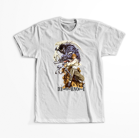 Koszulka Biała Death Note - WYBIERZ KOLOR KOSZULKI I FASON