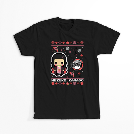 Koszulka Czarna Demon Slayer / Kimetsu no Yaiba / Miecz zabójcy demonów - WYBIERZ KOLOR KOSZULKI I FASON