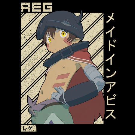 Koszulka Biała Made in Abyss - WYBIERZ KOLOR KOSZULKI I FASON