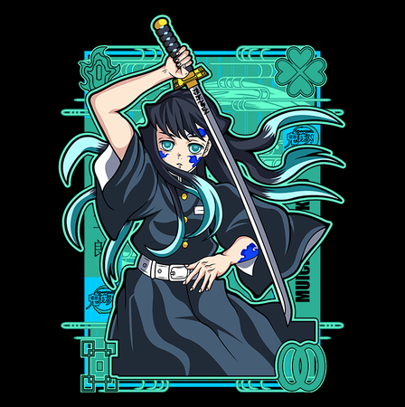 Torba z uszami z Demon Slayer / Kimetsu no Yaiba / Miecz zabójcy demonów