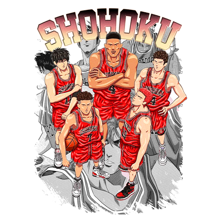 Koszulka Biała Slam Dunk WYBIERZ KOLOR KOSZULKI I FASON