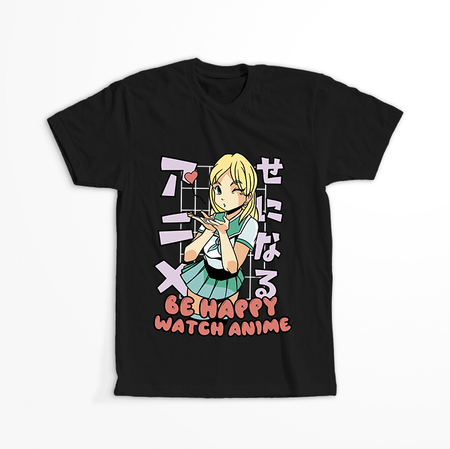 Koszulka Be happy KOLOR KOSZULKI I FASON