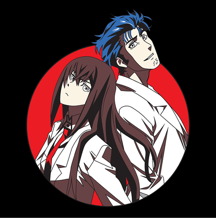 Koszulka Biała - Steins;Gate - WYBIERZ KOLOR KOSZULKI I FASON