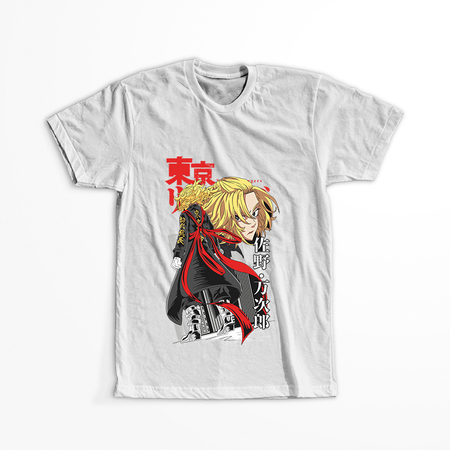 Koszulka Biała Tokyo Revengers WYBIERZ KOLOR KOSZULKI I FASON