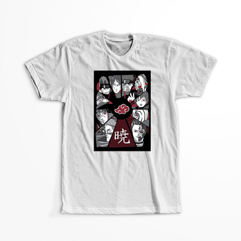 Koszulka Biała Naruto / Boruto - WYBIERZ KOLOR KOSZULKI I FASON