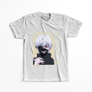 Koszulka Biała Tokyo Ghoul - WYBIERZ KOLOR KOSZULKI I FASON