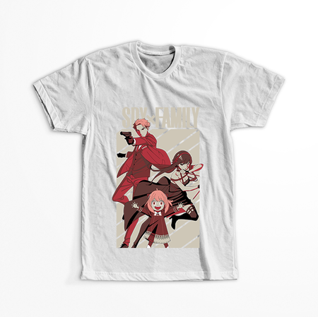 Koszulka Biała Spy X Family - WYBIERZ KOLOR KOSZULKI I FASON