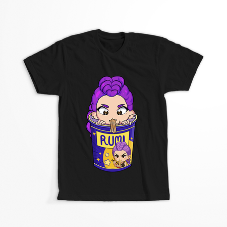 Koszulka Czarna KPop Demon Hunters WYBIERZ KOLOR KOSZULKI I FASON