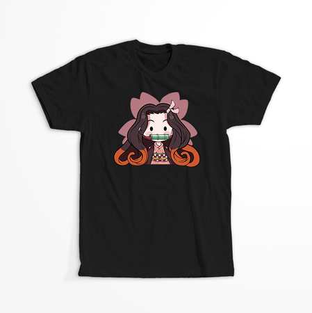 Koszulka Czarna Demon Slayer / Kimetsu no Yaiba / Miecz zabójcy demonów - WYBIERZ KOLOR KOSZULKI I FASON