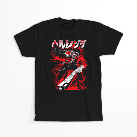 Koszulka Czarna -  Hellsing - WYBIERZ KOLOR KOSZULKI I FASON