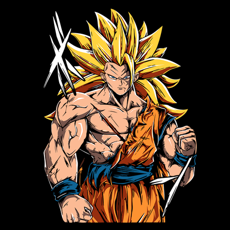 Koszulka Biała Dragon Ball - WYBIERZ KOLOR KOSZULKI I FASON