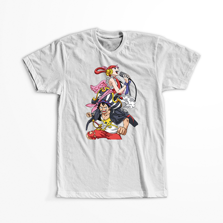 Koszulka Biała One Piece - WYBIERZ KOLOR KOSZULKI I FASON