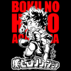 Koszulka Czarna My Hero Academia / Akademia bohaterów - WYBIERZ KOLOR KOSZULKI I FASON
