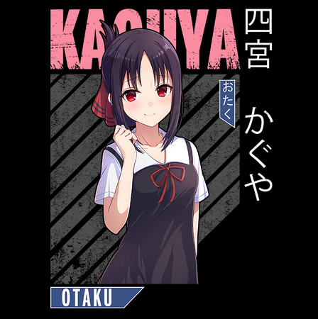 Koszulka Czarna Kaguya-sama Love Is War WYBIERZ KOLOR KOSZULKI I FASON