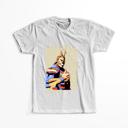 Koszulka Biała My Hero Academia / Akademia bohaterów - WYBIERZ KOLOR KOSZULKI I FASON