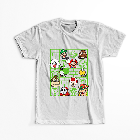 Koszulka Super Mario Bros. WYBIERZ KOLOR KOSZULKI I FASON