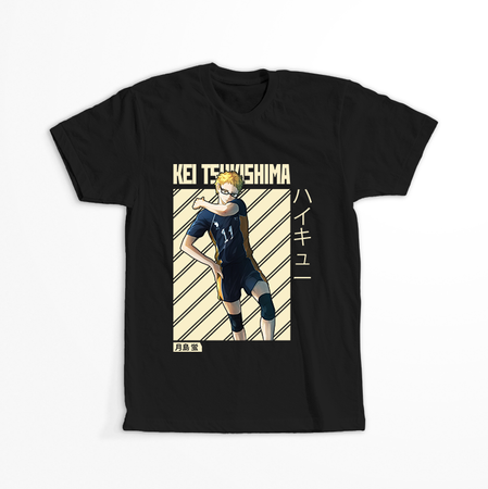 Koszulka Czarna - Haikyuu!! - WYBIERZ KOLOR KOSZULKI I FASON