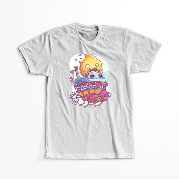 Koszulka Biała - Howl's Moving Castle - WYBIERZ KOLOR KOSZULKI I FASON