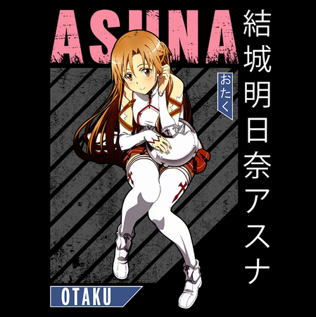 Koszulka Biała Sword Art Online WYBIERZ KOLOR KOSZULKI I FASON