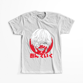 Koszulka Biała Tokyo Ghoul - WYBIERZ KOLOR KOSZULKI I FASON