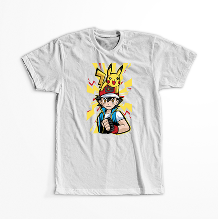 Koszulka Biała - Pokemon - WYBIERZ KOLOR KOSZULKI I FASON